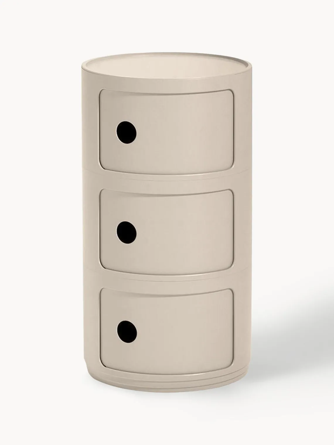 Sale Kartell Caisson design 3 modules Componibili Bio Beige, mat