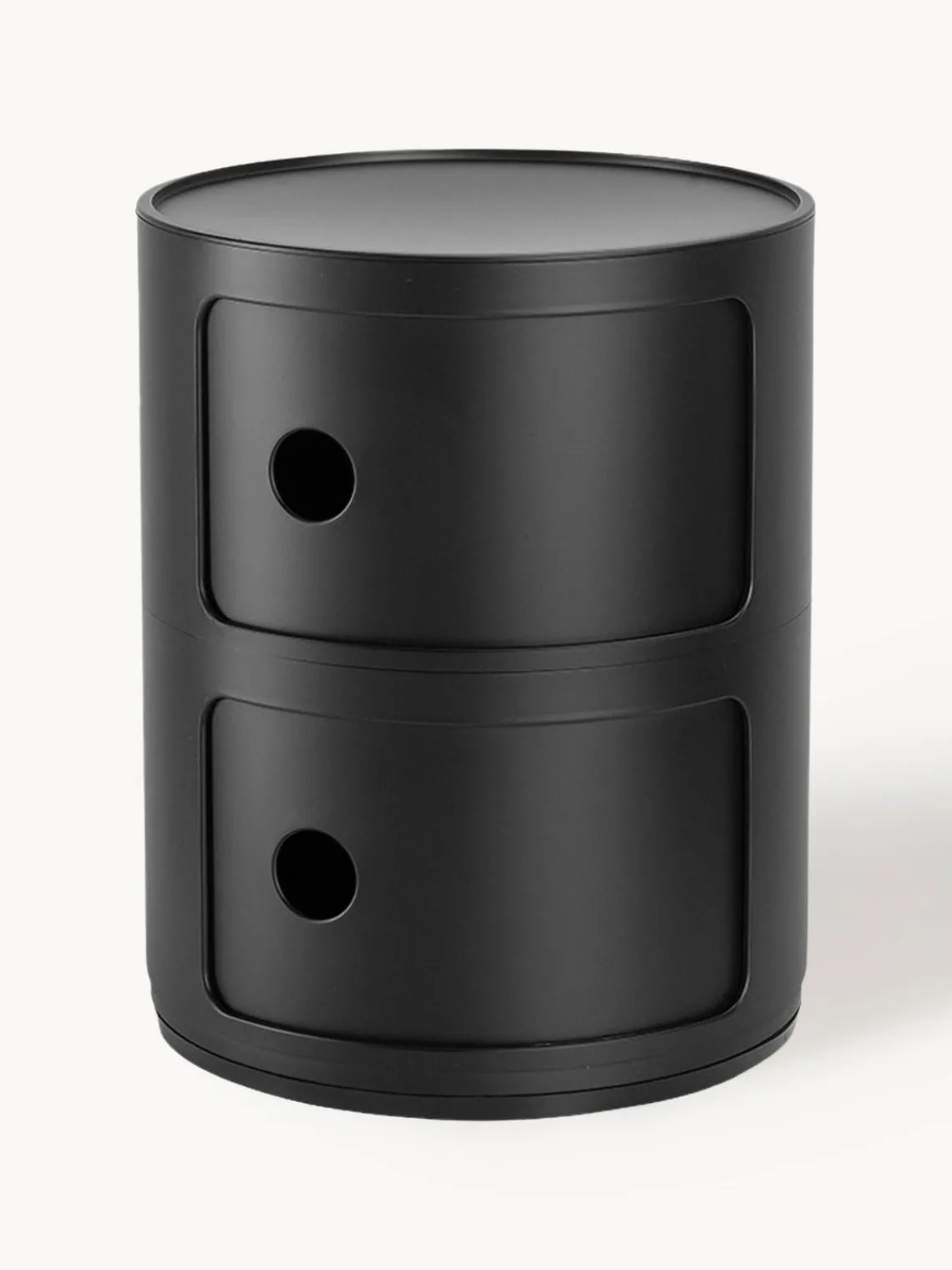 New Kartell Caisson design 2 modules Componibili Noir, mat