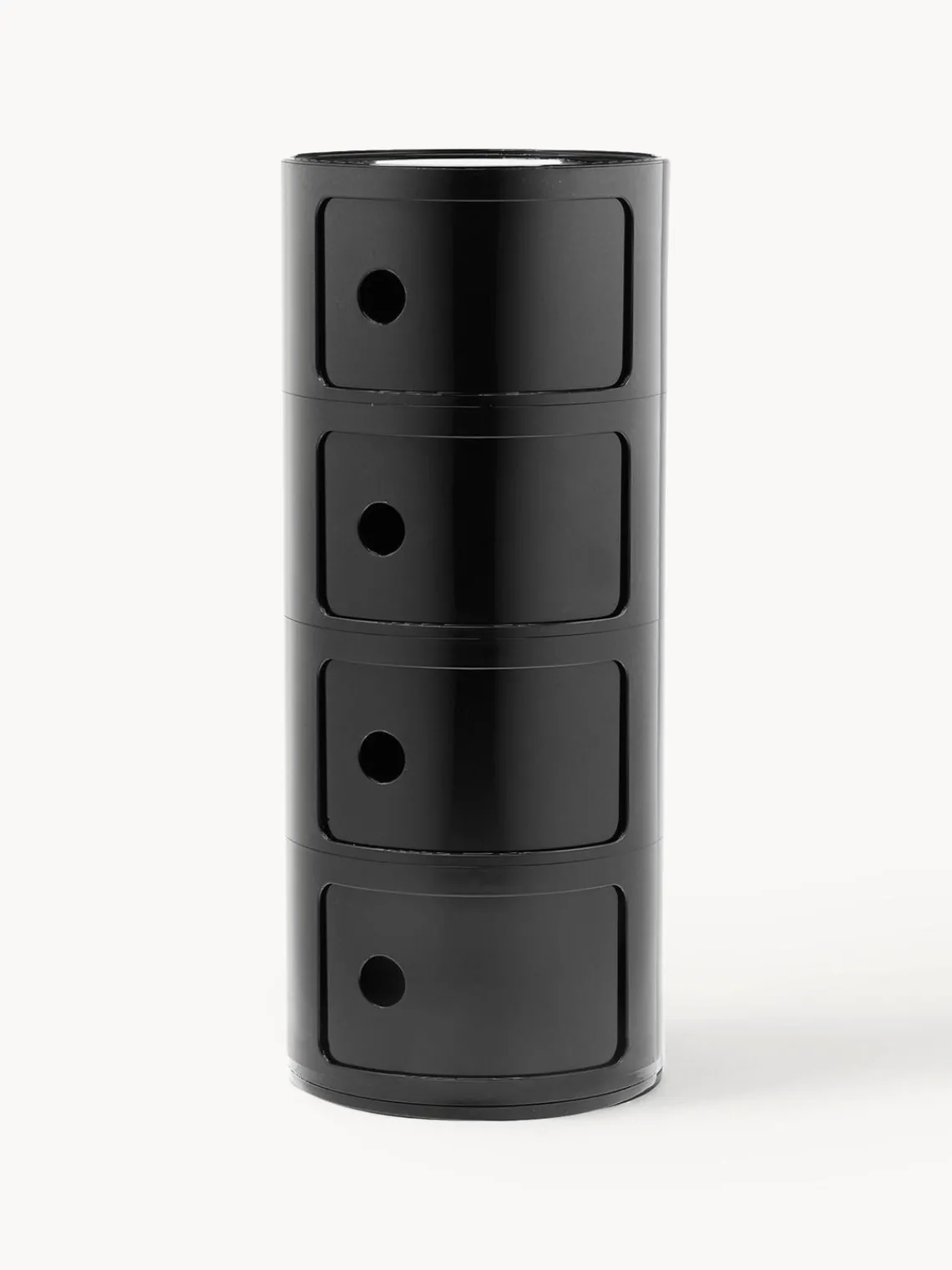 Hot Kartell Caisson design 4 modules Componibili Noir, haute brillance