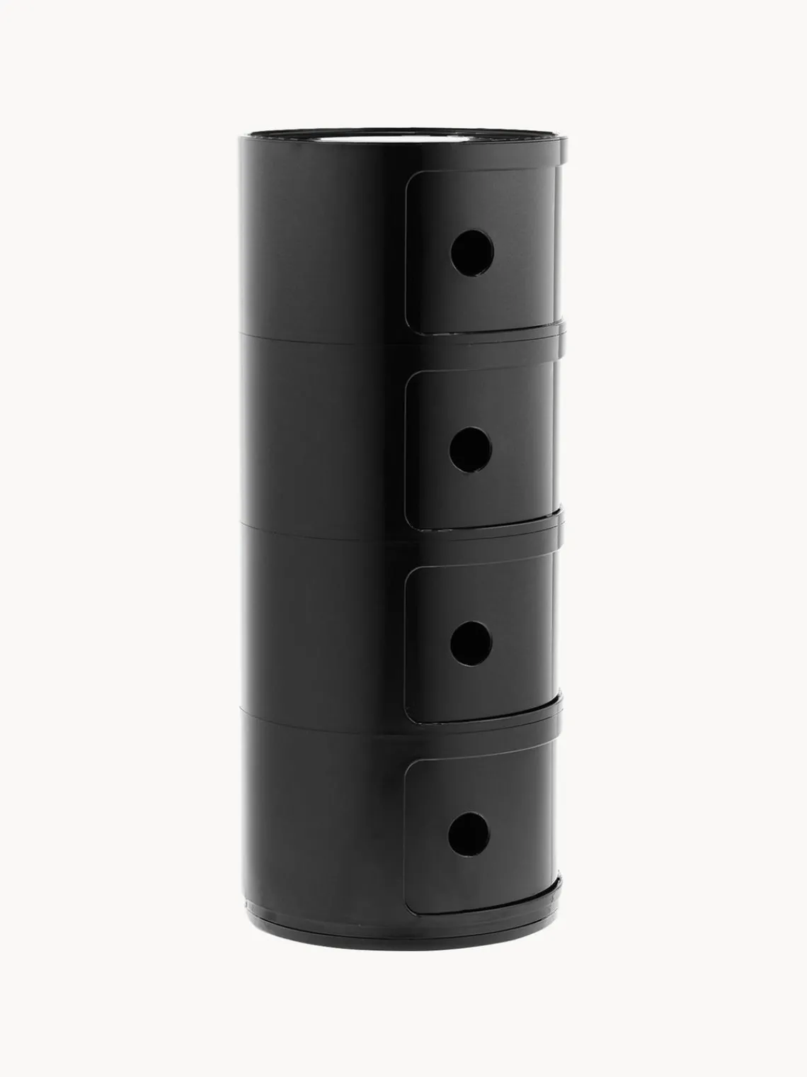 Hot Kartell Caisson design 4 modules Componibili Noir, haute brillance