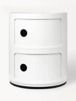 Outlet Kartell Caisson design 2 modules Componibili Blanc, mat
