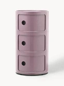 Outlet Kartell Caisson design 3 modules Componibili Lavande, haute brillance