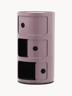 Outlet Kartell Caisson design 3 modules Componibili Lavande, haute brillance