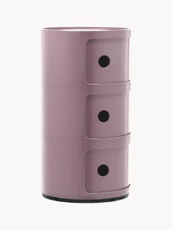 Outlet Kartell Caisson design 3 modules Componibili Lavande, haute brillance