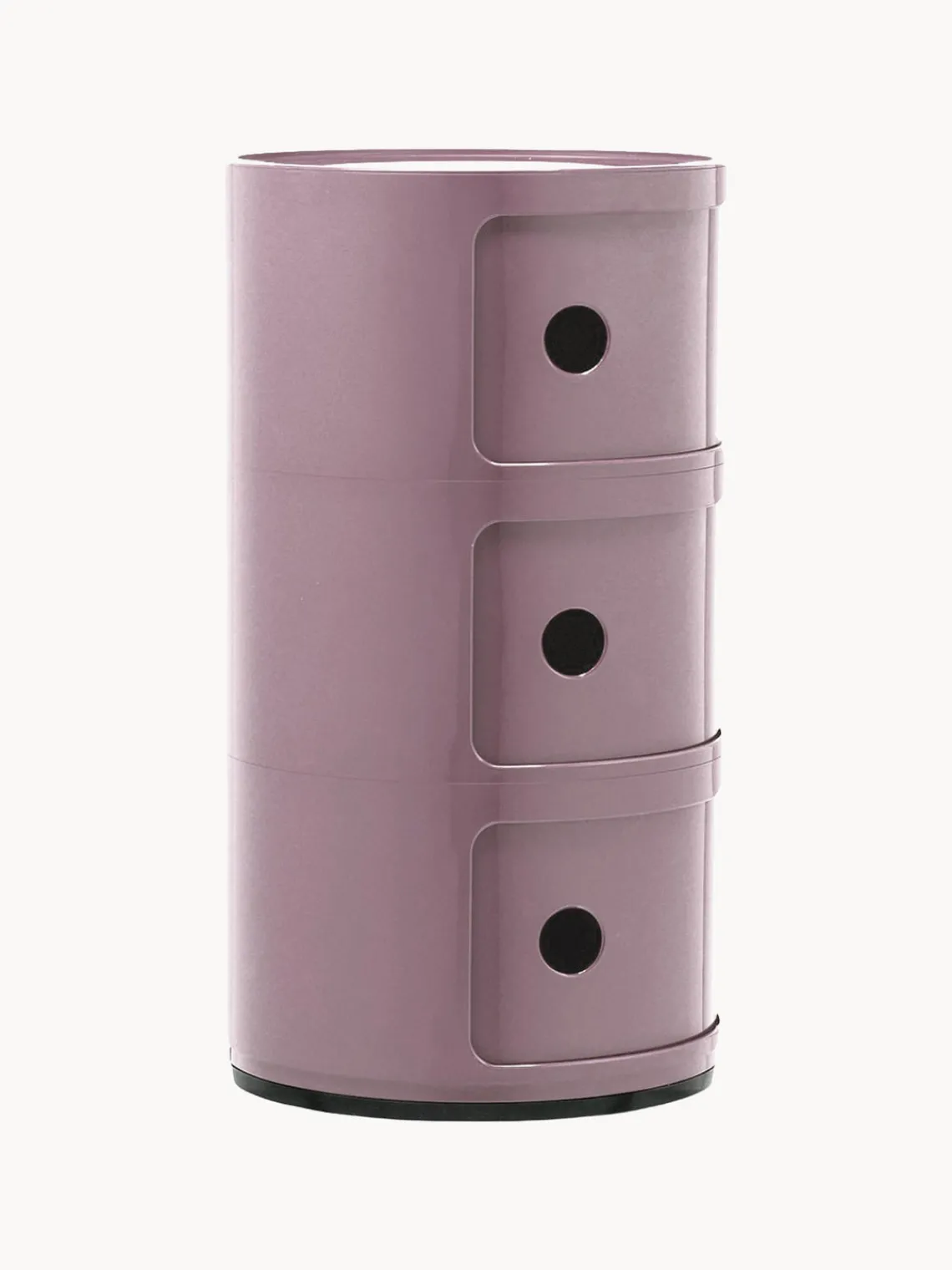 Outlet Kartell Caisson design 3 modules Componibili Lavande, haute brillance