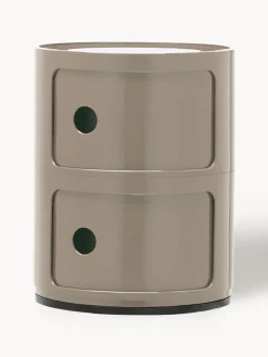 Online Kartell Caisson design 2 modules Componibili Grège, haute brillance