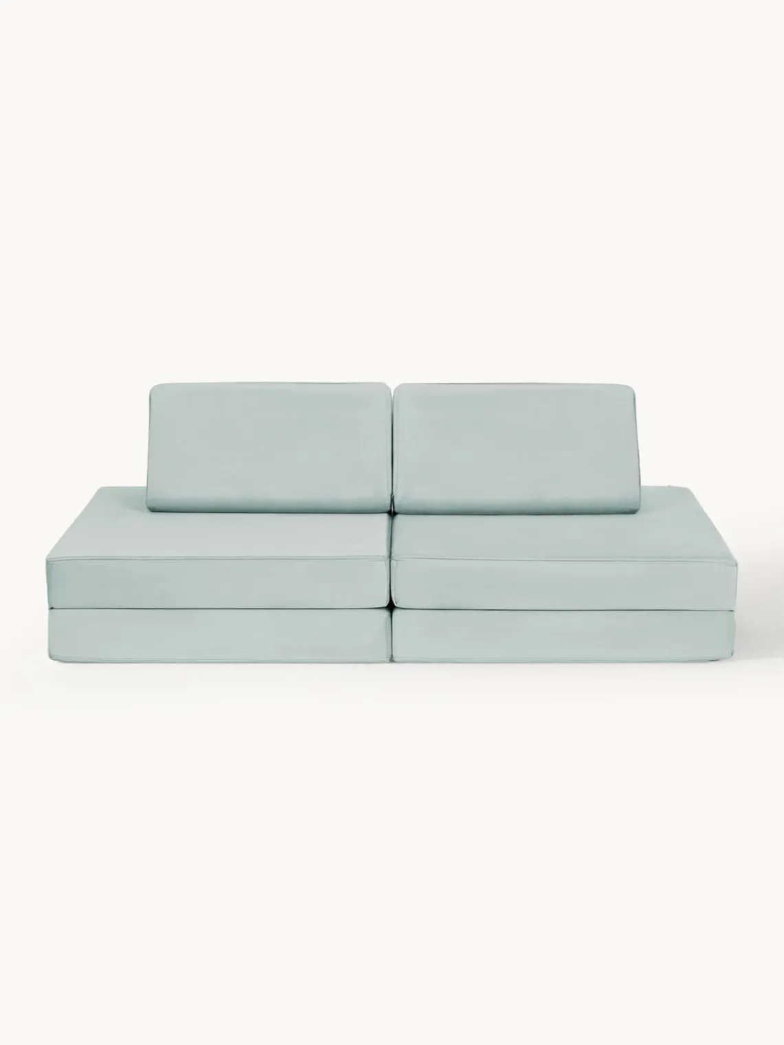 Clearance Funzy Canapé de jeu modulaire en velours Arktis Velours vert sauge
