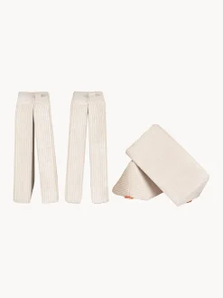 Outlet Funzy Canapé de jeu modulaire en velours côtelé Arktis Velours côtelé beige clair