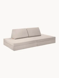 Outlet Funzy Canapé de jeu modulaire en velours Arktis Velours beige clair