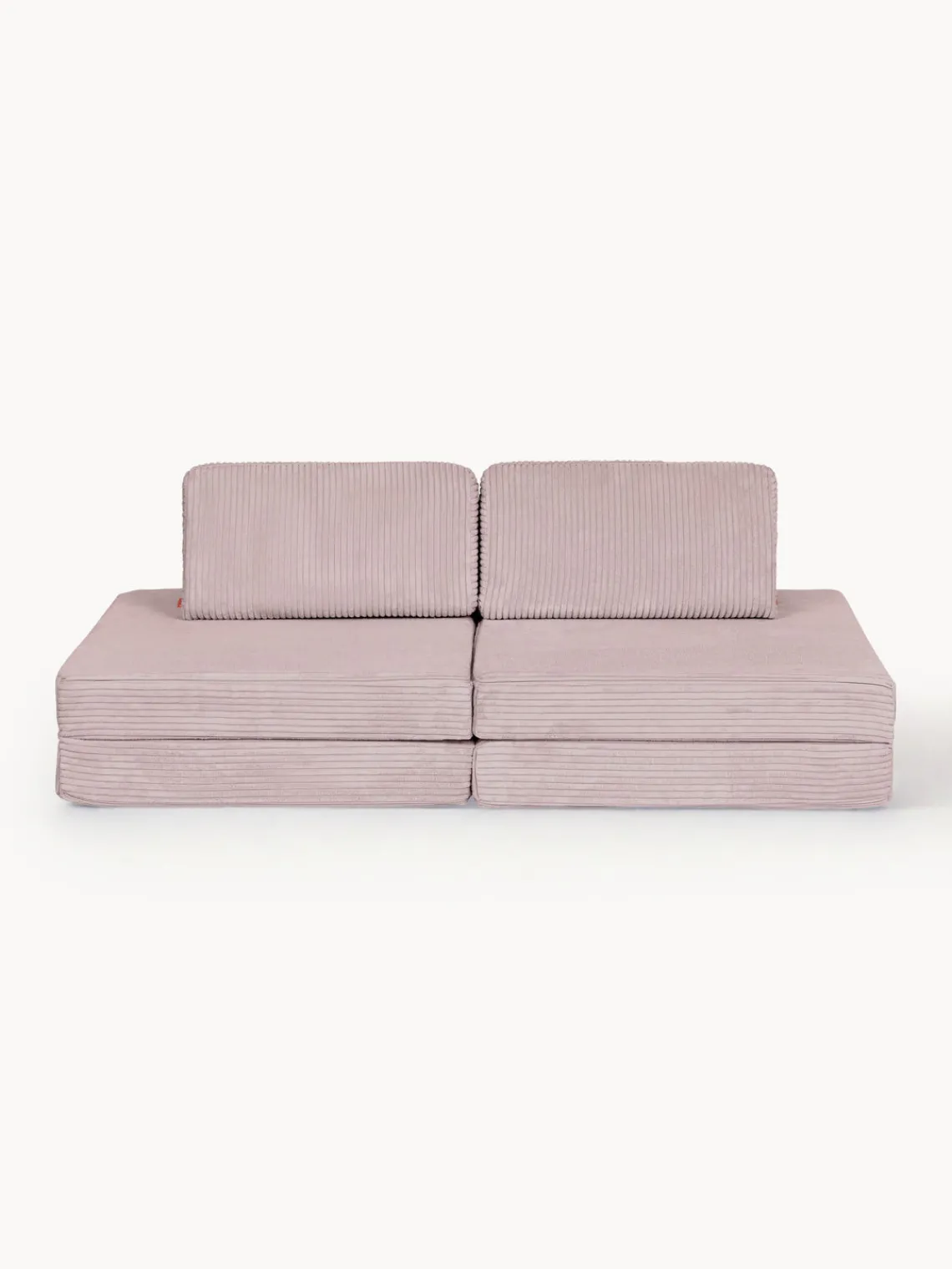 Clearance Funzy Canapé de jeu modulaire en velours côtelé Arktis Velours côtelé rose pâle