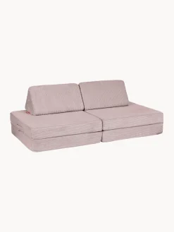 Clearance Funzy Canapé de jeu modulaire en velours côtelé Arktis Velours côtelé rose pâle