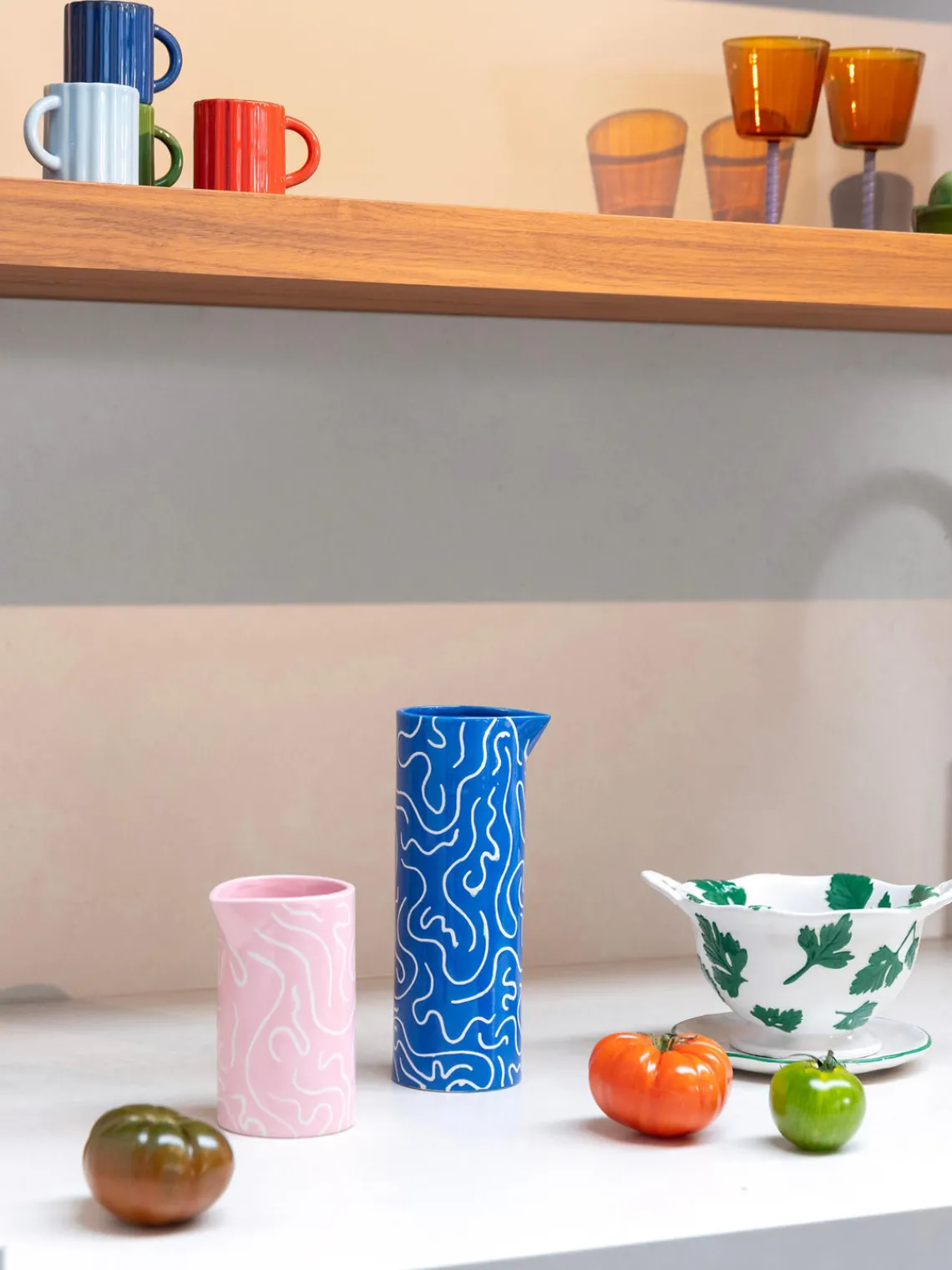 Fashion &k Amsterdam Carafe à eau artisanale Soba, 1 L