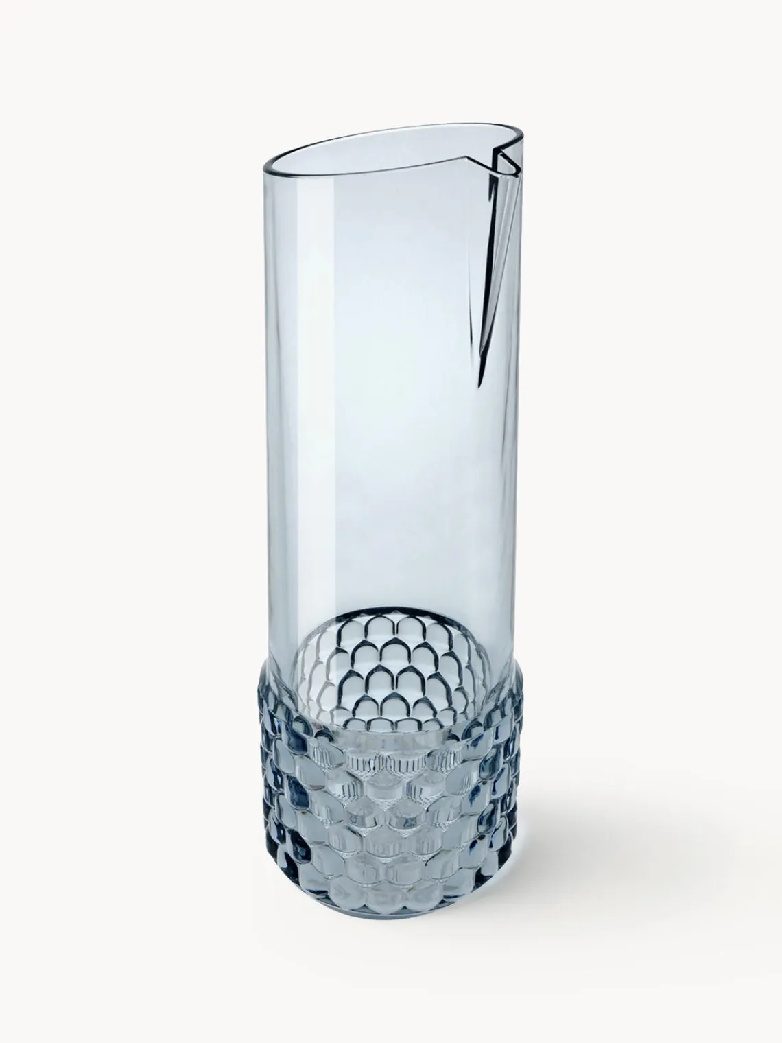 Hot Kartell Carafe à eau avec embossage décoratif Jellies, 1,3 L Bleu ciel