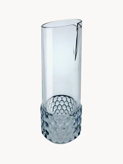 Hot Kartell Carafe à eau avec embossage décoratif Jellies, 1,3 L Bleu ciel