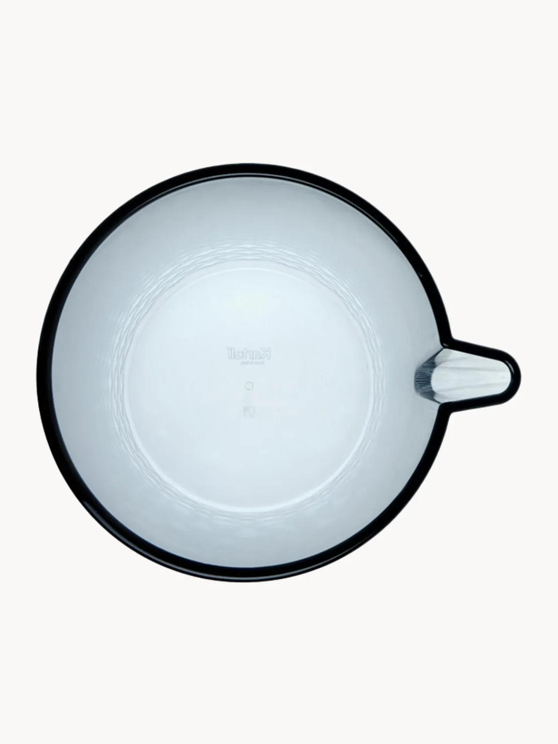 Hot Kartell Carafe à eau avec embossage décoratif Jellies, 1,3 L Bleu ciel