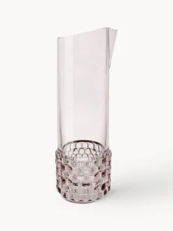 Discount Kartell Carafe à eau avec motif structuré Jellies, 1,3 L Rose pâle