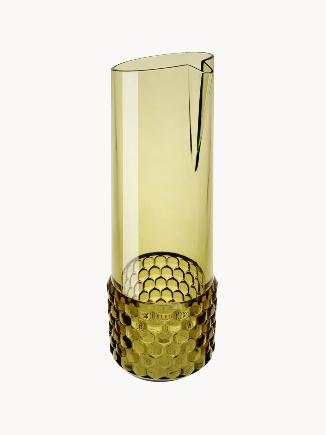 Clearance Kartell Carafe à eau avec motif structuré Jellies, 1,3 L Vert clair