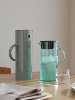 Outlet stelton Carafe à eau EM77, 1,5 L Vert turquoise, transparent