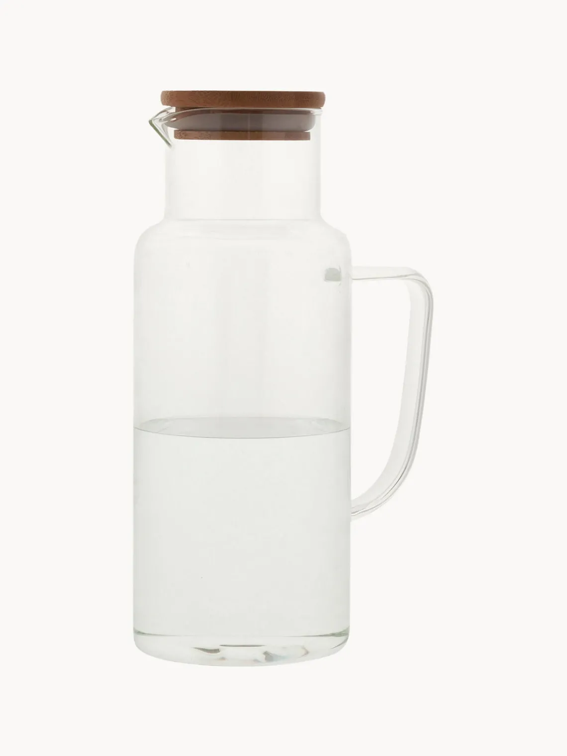 Clearance ANDREA HOUSE Carafe avec couvercle bambou Jarro, 1 L