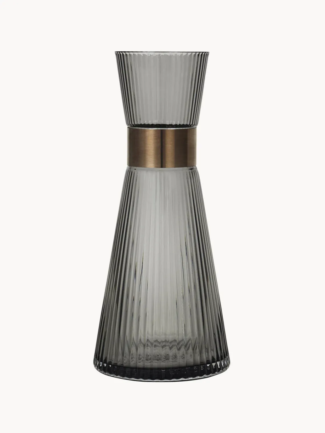 Clearance ROSENDAHL Carafe en verre fumé soufflé bouche Grand Cru, 1 L