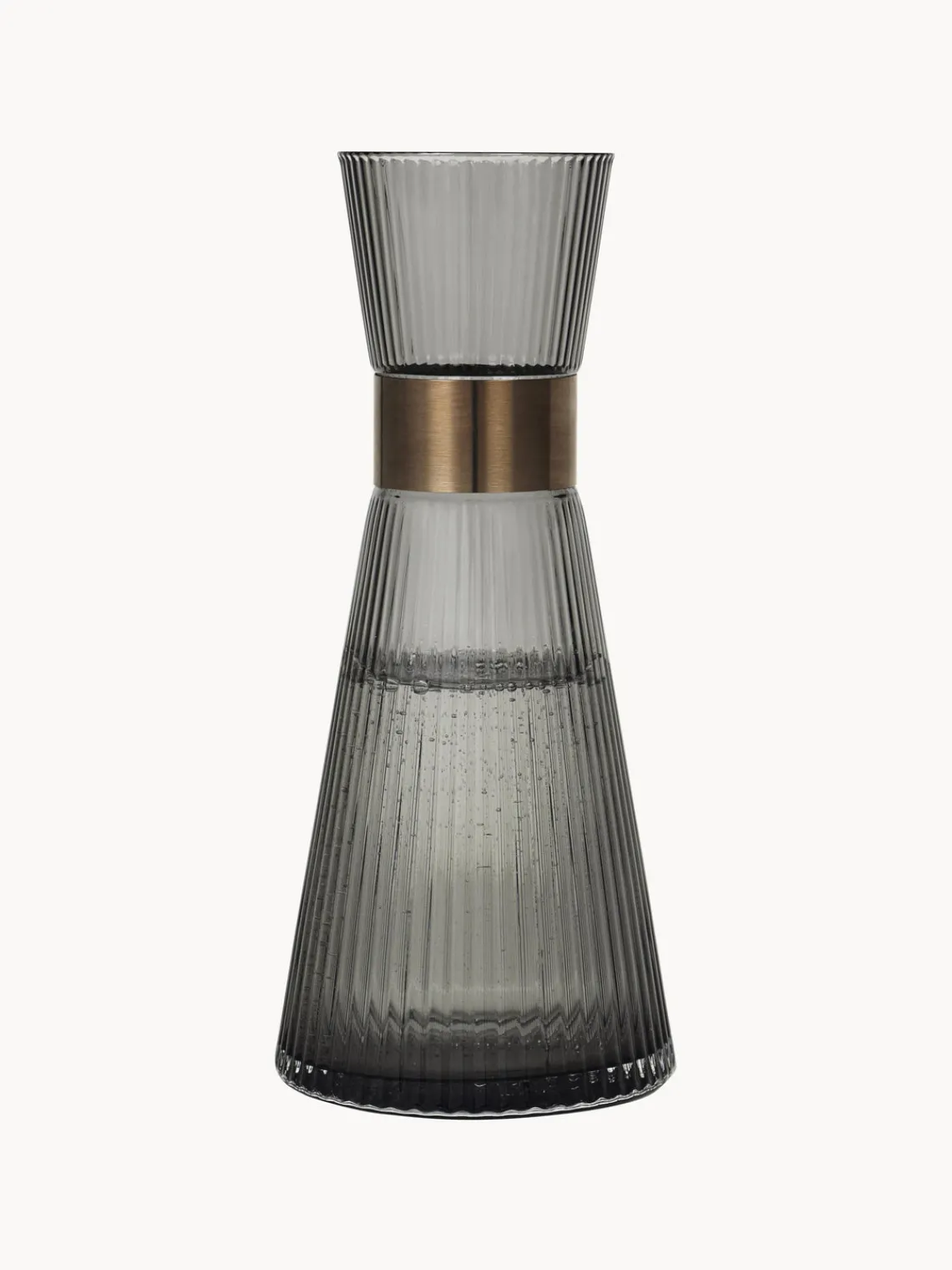 Clearance ROSENDAHL Carafe en verre fumé soufflé bouche Grand Cru, 1 L