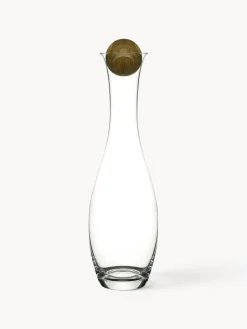 Fashion Sagaform Carafe soufflée bouche avec bouchon en bois Eden, 1 L