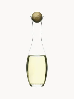 Fashion Sagaform Carafe soufflée bouche avec bouchon en bois Eden, 1 L