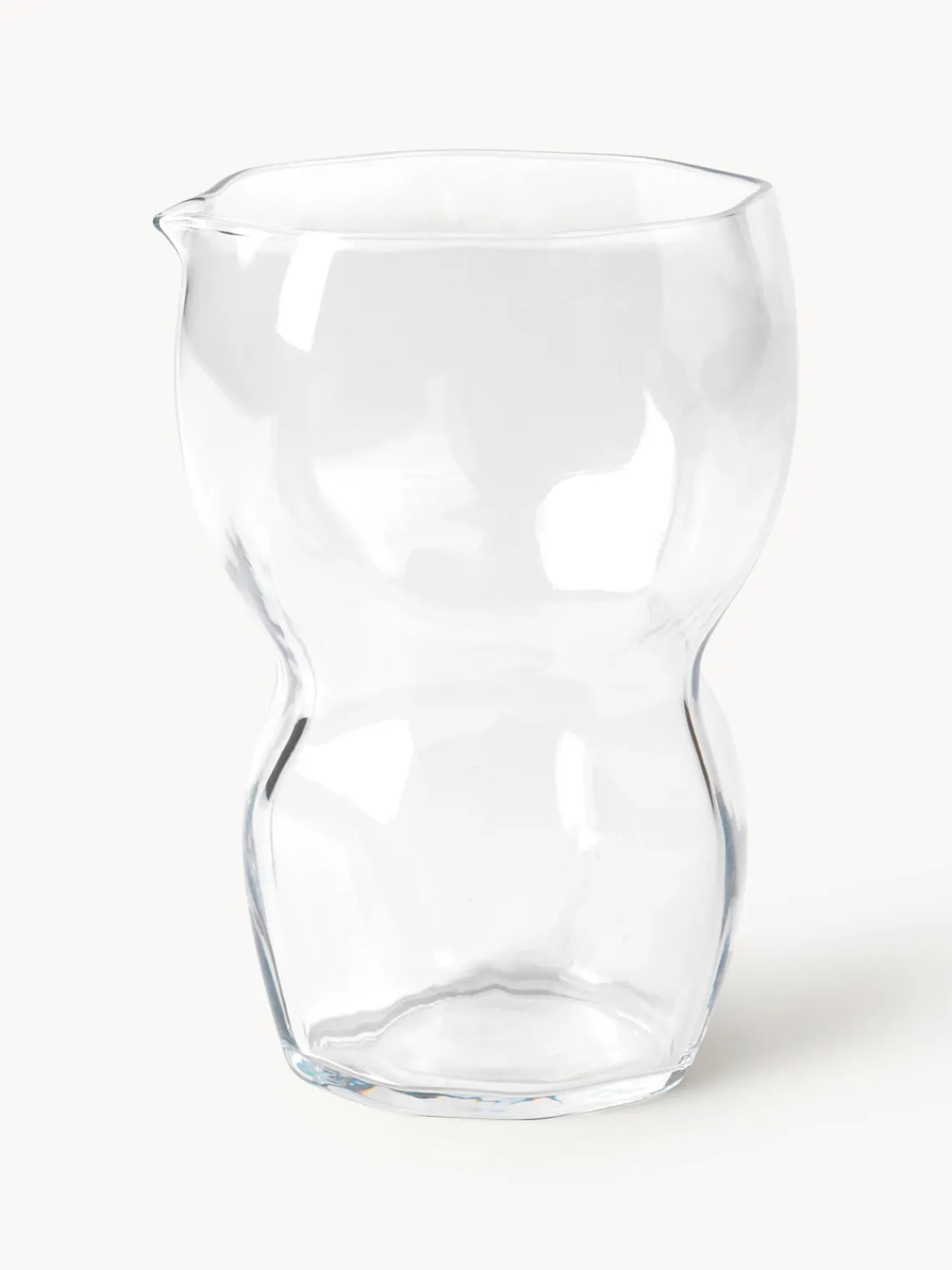 Hot Broste Copenhagen Carafe soufflée bouche Limfjord, 900 ml Transparent
