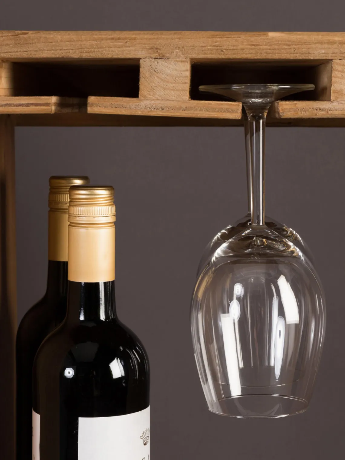 New Dutchbone Casier à vin pour 28 bouteilles Claude