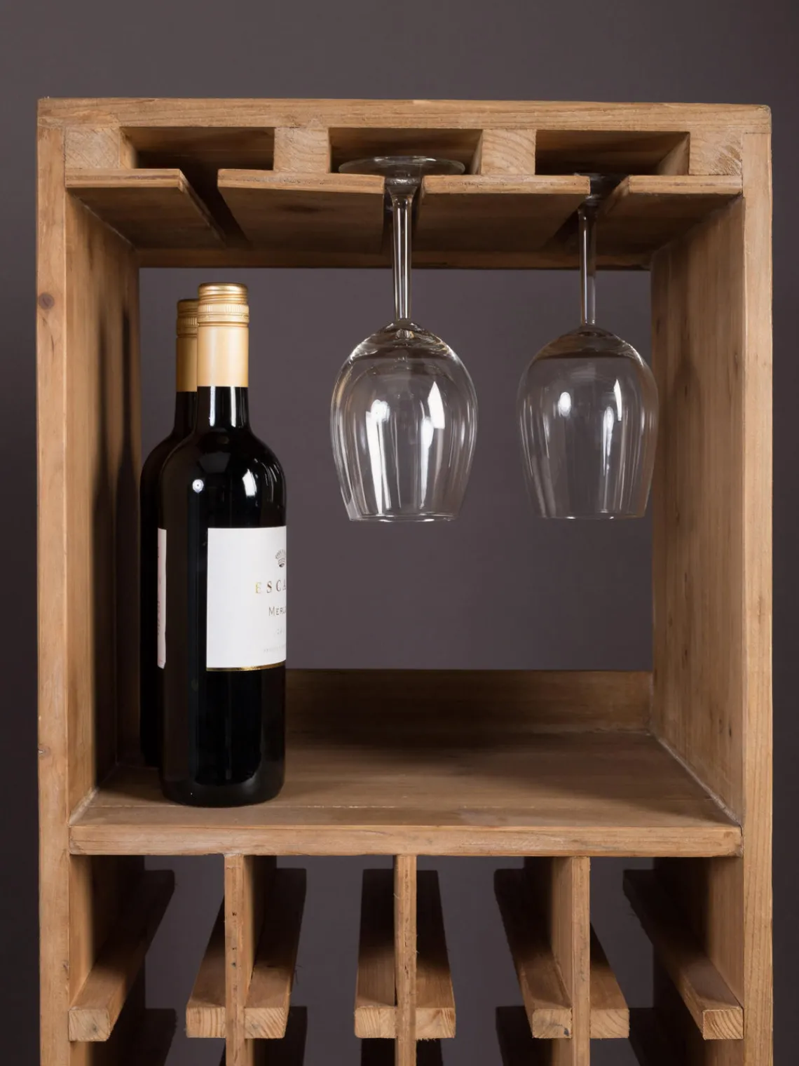 New Dutchbone Casier à vin pour 28 bouteilles Claude