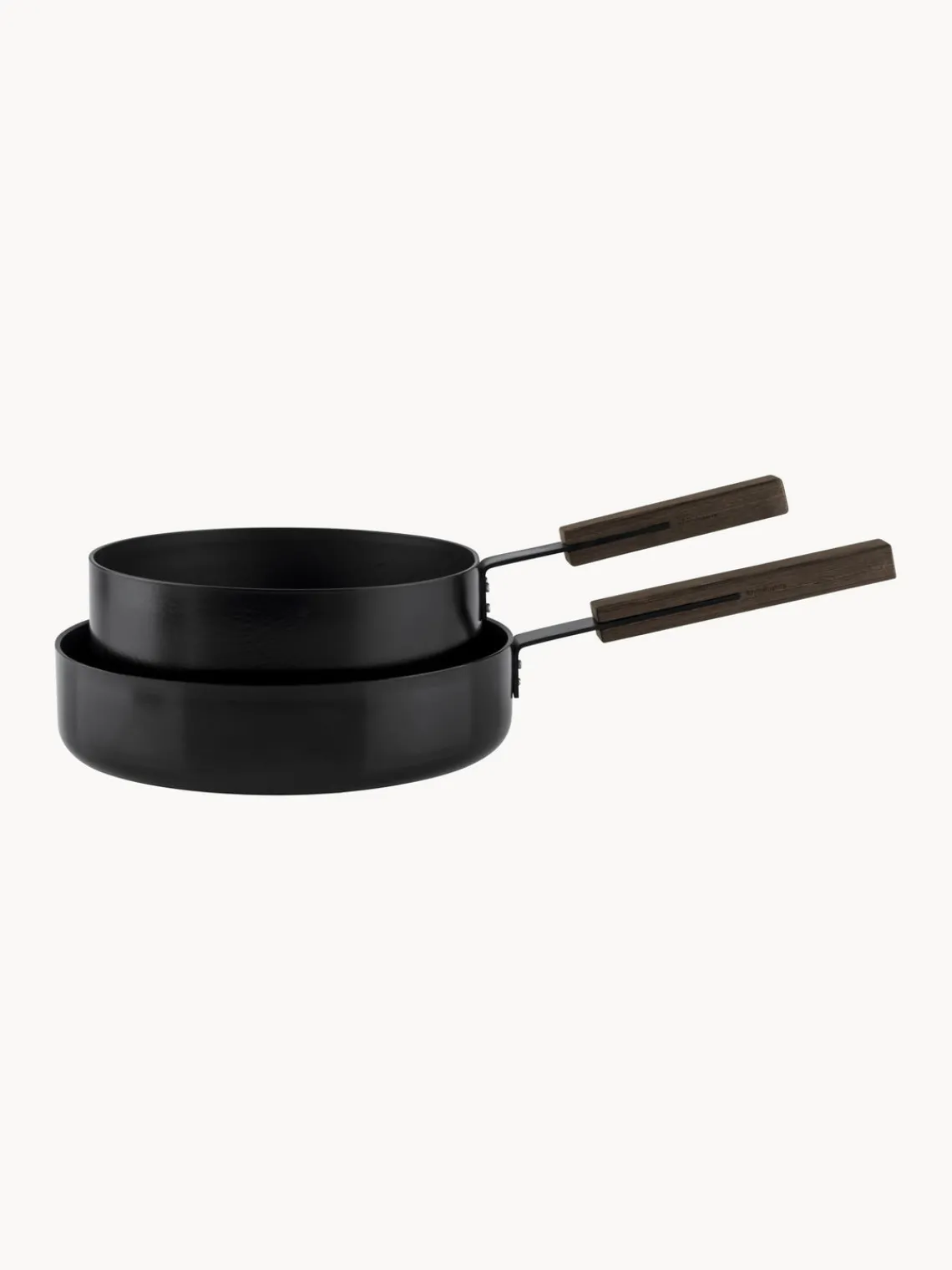 Clearance knIndustrie Casserole avec revêtement antiadhésif Black, tailles variées