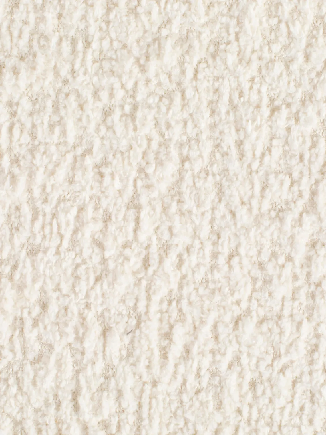 Fashion Zuiver Chaise cantilever Kink, 2 pièces Peluche blanc cassé, cadre blanc crème mat
