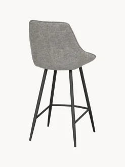 Best Rowico Chaise de comptoir Sierra Tissu gris clair, noir