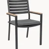 Discount Bizzotto Chaise de jardin à accoudoirs avec coussin de chaise Belmar