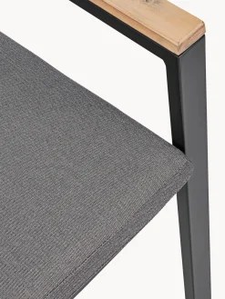 Discount Bizzotto Chaise de jardin à accoudoirs avec coussin de chaise Belmar