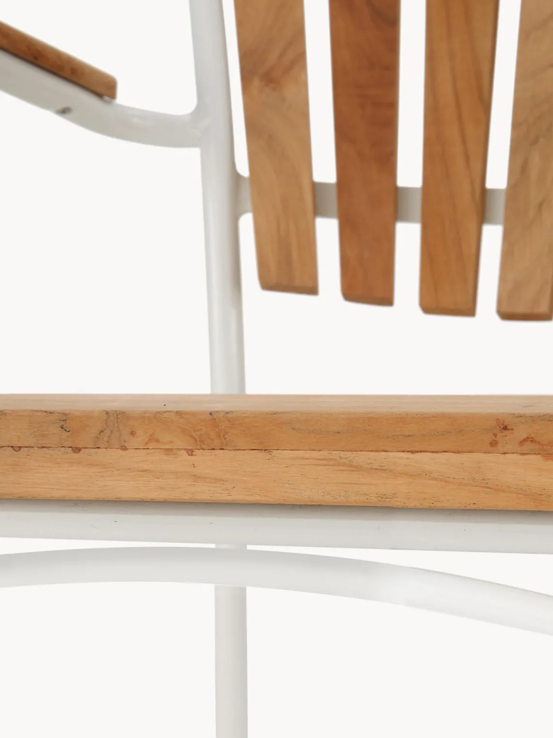New Cinas Chaise de jardin Ellen Teck, blanc