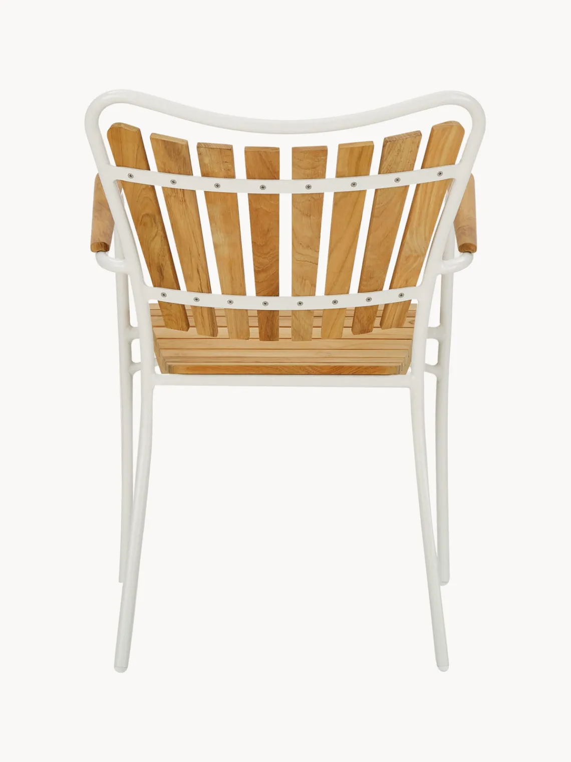 New Cinas Chaise de jardin Ellen Teck, blanc