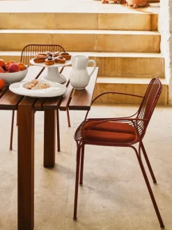 Clearance Kartell Chaise de jardin Hiray Rouge