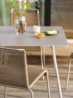 Outlet FDB Mobler Chaise de jardin Teglgård Brun clair, argenté