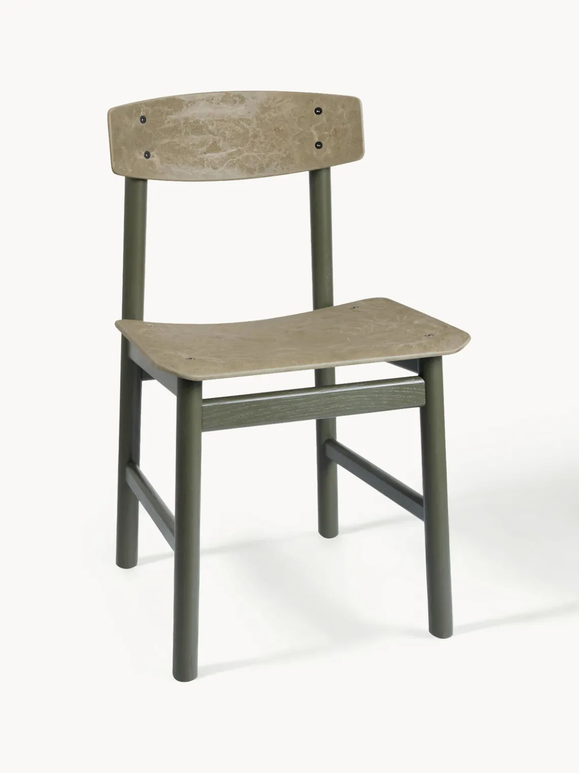 Hot Mater Chaise en bois Consciouos Tons vert olive