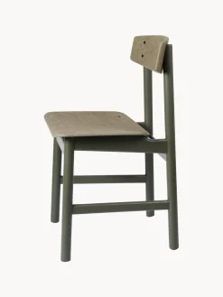 Hot Mater Chaise en bois Consciouos Tons vert olive