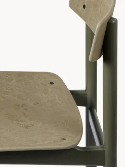 Hot Mater Chaise en bois Consciouos Tons vert olive