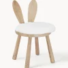 Online J-Line Chaise en bois pour enfant avec coussin Bunny