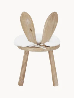 Online J-Line Chaise en bois pour enfant avec coussin Bunny