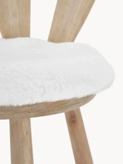 Online J-Line Chaise en bois pour enfant avec coussin Bunny