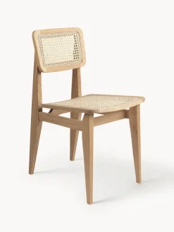 Outlet GUBI Chaise en chêne avec cannage C-Chair Chêne, beige clair