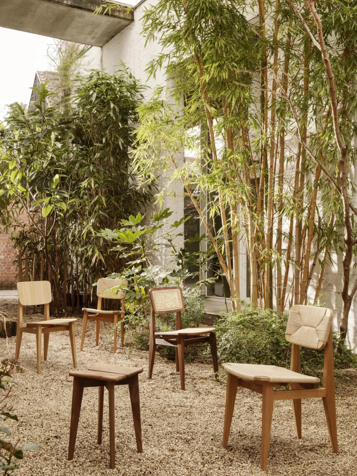 Fashion GUBI Chaise en C-Chair Chêne