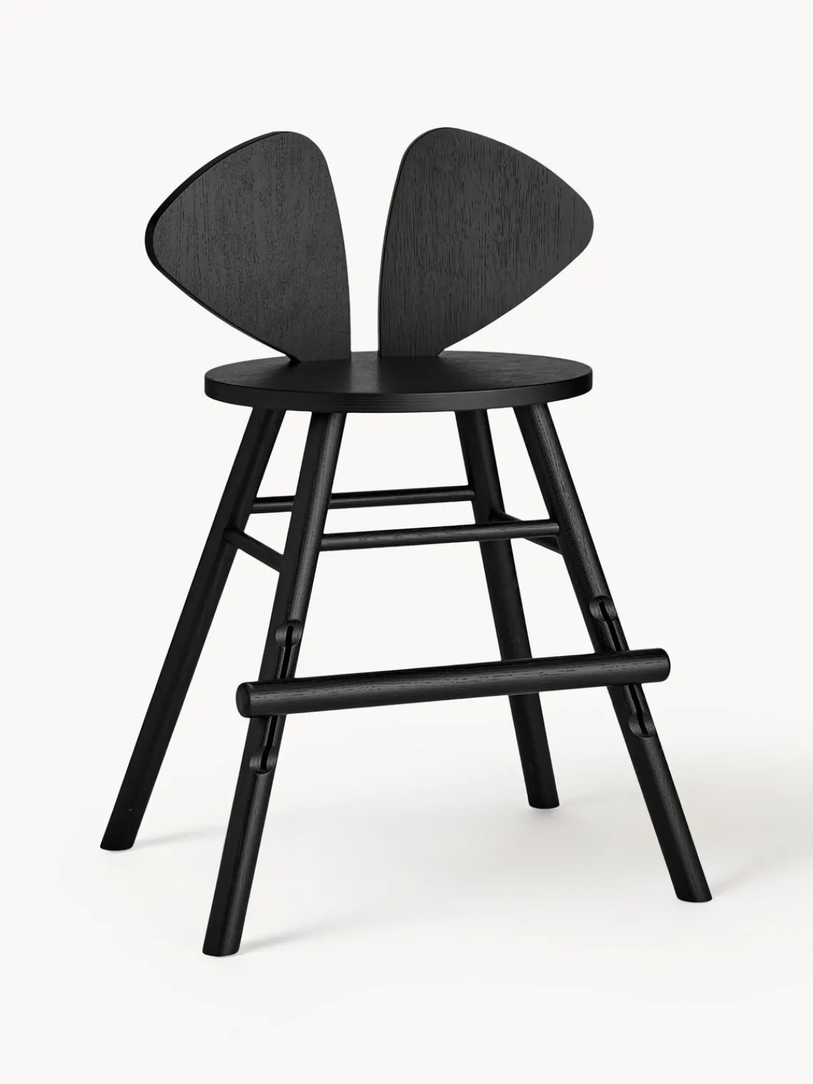 Online Nofred Chaise en chêne pour enfant Mouse Noir