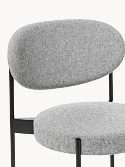 Online Verpan Chaise rembourrée en laine Series 430, design Verner Panton Laine gris foncé, noir