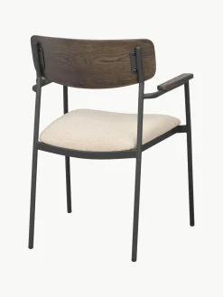 Sale Rowico Chaises à accoudoirs Maymont de bois de chêne, 2 pièces
